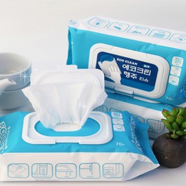 Eco-green dishcloth tissue 1x8 (sold in boxes)/pulled dishcloth/dishcloth / 에코그린 행주티슈 1x8(박스단위판매)/뽑아쓰는 행주/행주