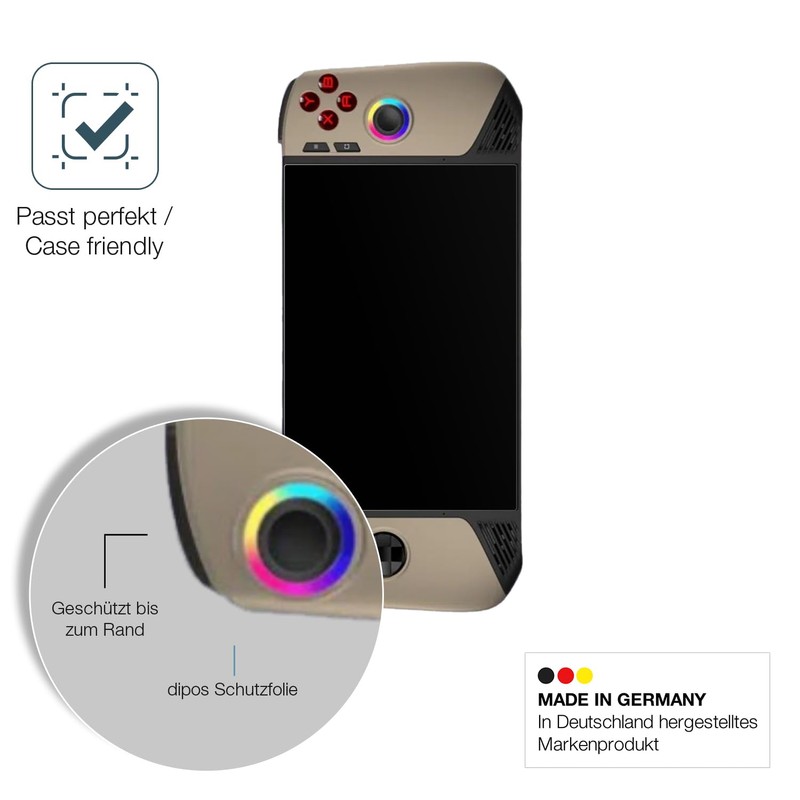 dipos I 2x Screen Protector 9H Matte Compatible with MSI