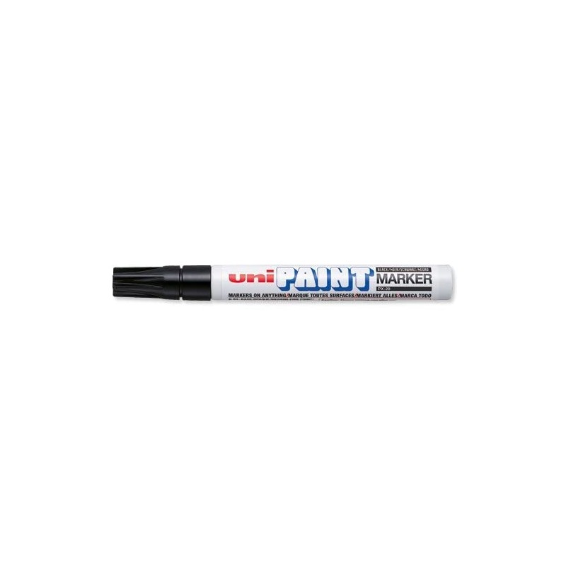 uni-ball 182001 Outliner Marker Lackmalstift PX-20 weiß, Cartoon, Einheitsgröße