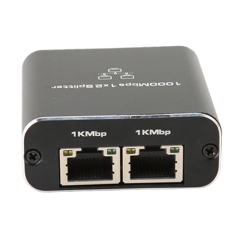 2 Port Gigabit Unmanaged Ethernet Switch, 1000Mbps 1 in 2