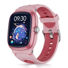 Kids Smart Watch for Boys Girls, Fitness Activity Tracker Watch with Heart Rate Sleep Monitor,Waterproof Pedometer,20 Sports Modes,Calories Counte (Litght Pink, Normal)