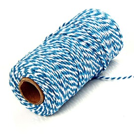 Baker String, Cotton Cord, 5 Rolls and 500 m Mixed Colour Cotton Yarn for Floristry, Gifts, DIY Art, Tags, Baking, Gardening, Butchers (2 mm