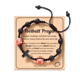FYUKISS Football Accessories, Football Bracelets Gifts Stuff for 7/8/10/11/12/13 Year Old Teen Son Grandson Friend Gift Ideas