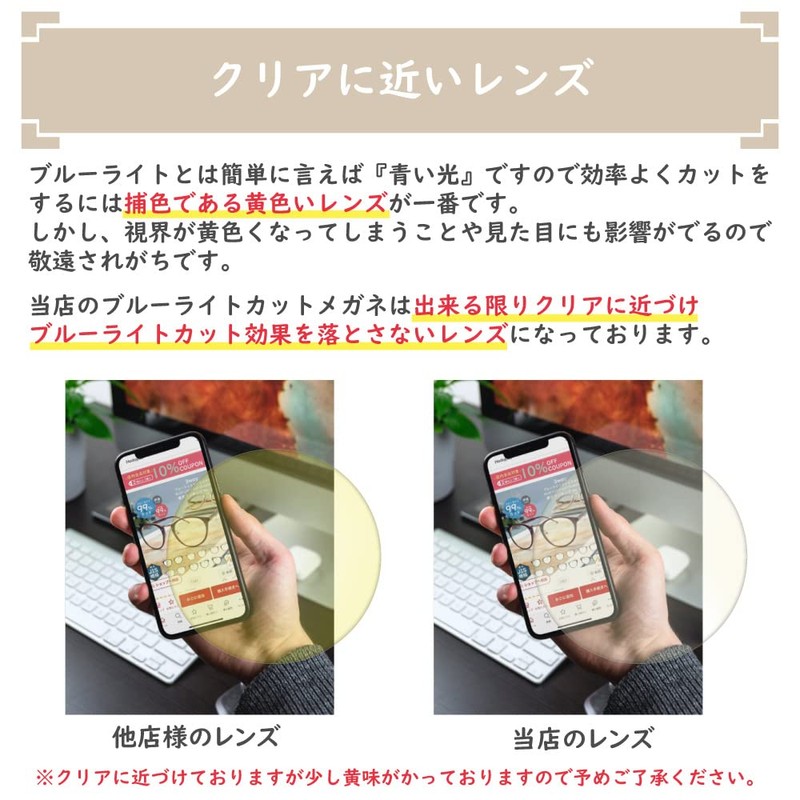 Hodopus Blue Light Cut Glasses, Square Shape, 99% Cut Rate,