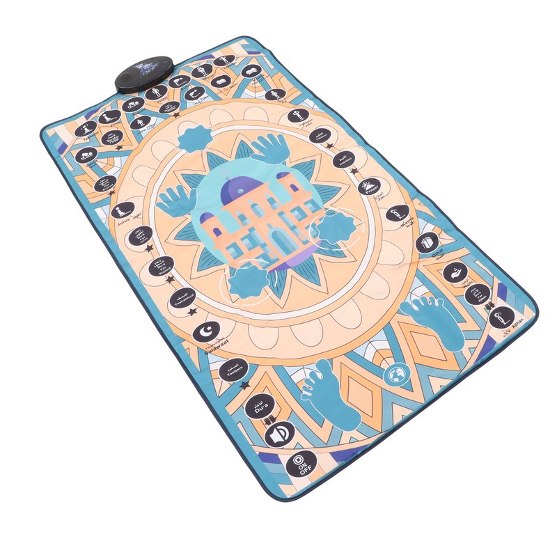 Electronic Muslim Prayer Mat 7 Languages Smart Touch Sensitive Educational