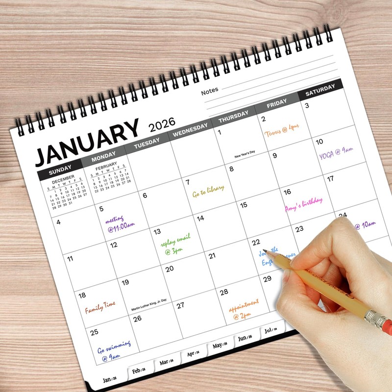 2026-2030 Monthly Planner - 5 Year Planner/Calendar 2026-2030, Jan 2026