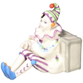 Cosmos Gifts 20932 Clown Sit by Luggage Music Box, Brown