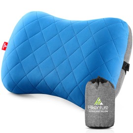 Hikenture Hikenture Ultralight Inflatable Washable Pillow with Removable Cover for Neck Lumber Support - Upgrade Backpacking Pillow for Camping, Travel, Hiking, Backpacking (Blue)