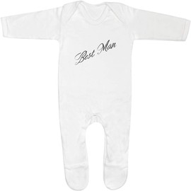 Azeeda 3-6 Monate 'Trauzeuge' Baby Strampler/Schlafanzug (SS00101974)