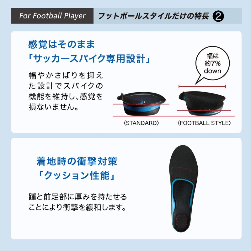 ZAMST 379813 Footcraft Football Style Middle Type Soccer, Size L,
