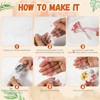 AmazingSpark 183 Pcs DIY Bible Verse Transparent Dried Flower Bookmarks