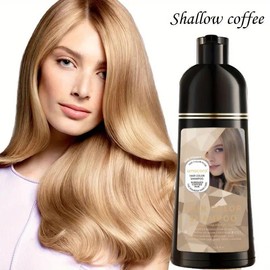 Amococo-Hair dye Shampoo,Quick hair dye,hair care,Fruity aroma-Black & Brown-3-In-1 Color–Plant extracts-Long Lasting–Haircare Oil Fragrance Cleansing:_Coffee