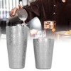 Cocktail Shaker Boston Shaker Set Engraved Design 304 Stainless Steel