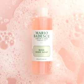 Mario Badescu Rose Body Soap | For a Pampered, Refreshed, and Hydrated Skin | Scented with the Sweetest Hint of Floral | Shower Gel for Daily Use | 8 fl. oz.