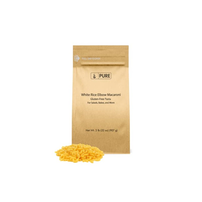 Pure Original Ingredients White Rice Elbow Macaroni (2 lb), Pasta