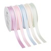 Set of 5 Satin Ribbon Pastel Ribbon 3 m x