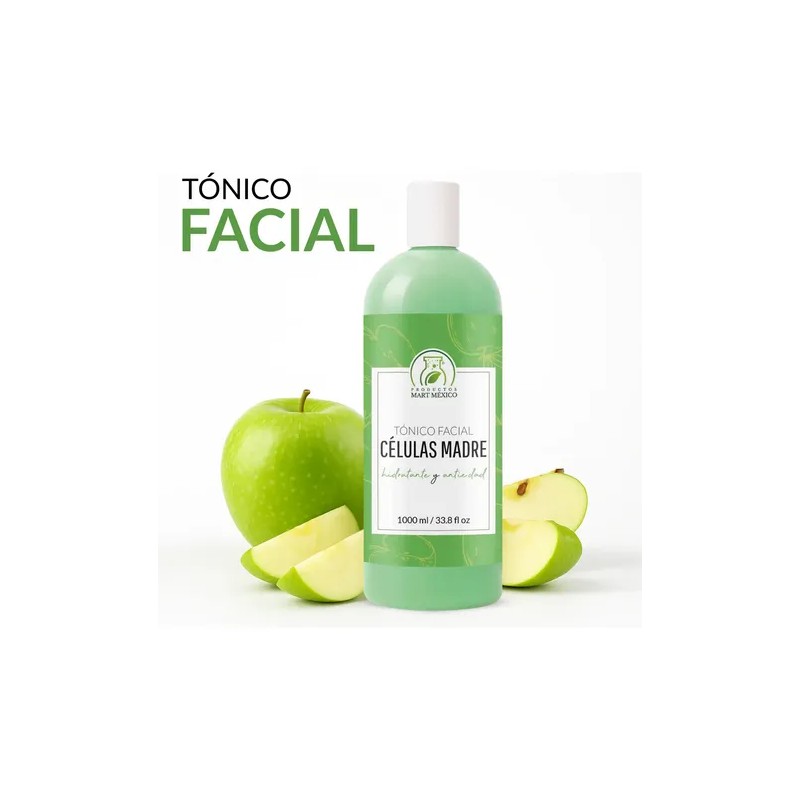 Tónico Facial Productos Mart Mexico Células Madre 1L Antienvejecimiento Día/Noche