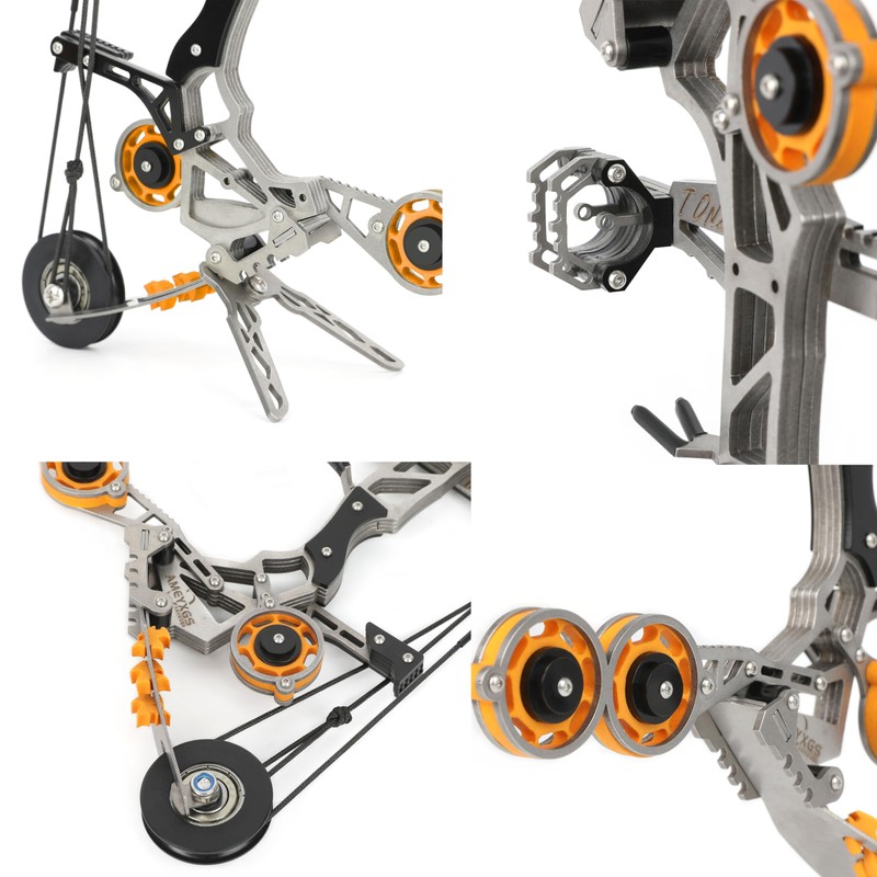 10.9" Mini Archery Bow Set 10 Lbs Mini Compound Bow