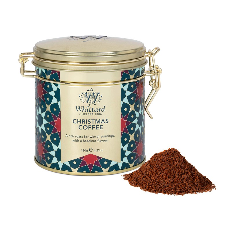 Whittard of Chelsea - Christmas Coffee Clip Top Tin -