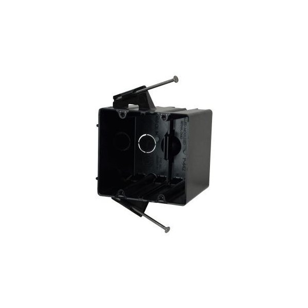 Allied Moulded Products P-442QT Thermoplastic 2-Gang Residential/Receptacle Electrical Switch Box