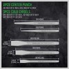 16-Piece Precision Punch & Chisel Set - Taper Punch, Pin