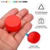 PATIKIL 1.2inch Plastic Bottle Caps for Crafts, 50Pcs Reusable Protection