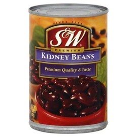 S&W Beans, Red Kidney, 15.25-Ounce (Pack of 12) by S&W