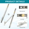 sourcing map 2Pcs Casement Window Hinges, 10" 304 Stainless Steel