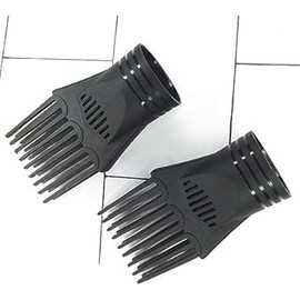 Black Universal Hair Dryer Comb Nozzle Salon Hair Dryer Blow Comb Attachment Hair Styling Nozzle Tool Nice and Fashion Salon Tool Hair Combs for Straightening Detangling Fine Curly Natural Hair