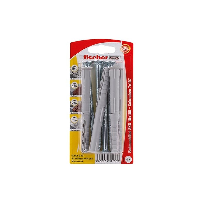 Fischer 52236 10 x 100 mm SXR T K Frame