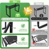 Onadak Foldable Garden Kneeler Seat Heavy Duty with Support Bracket
