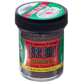 Pautzke 3pk Pautzke Fire Bait Glitter Trout Dough Bait Feed Pellet Brown #PFBT-FPBRN