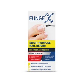 FungeX Multi Purpose Nail Repair Brush - Finger & Toenails - Reduces Discoloration & Normalizes Nail Thickness