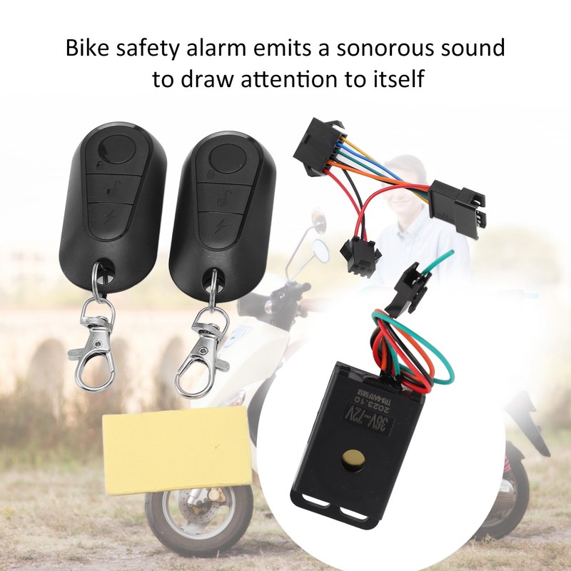 Electric Bike Alarm System One Touch Start Universal Electric Scooter