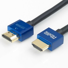 SlimHDMI 6m Slim HDMI Cable, The World's Slimmest HDMI Lead? (Gold Plated, 1080p, 3D, High Speed, ARC)