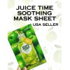 Peripera Juice Time Apple Korean Vitalizing Skin-Soothing Mask Sheet -