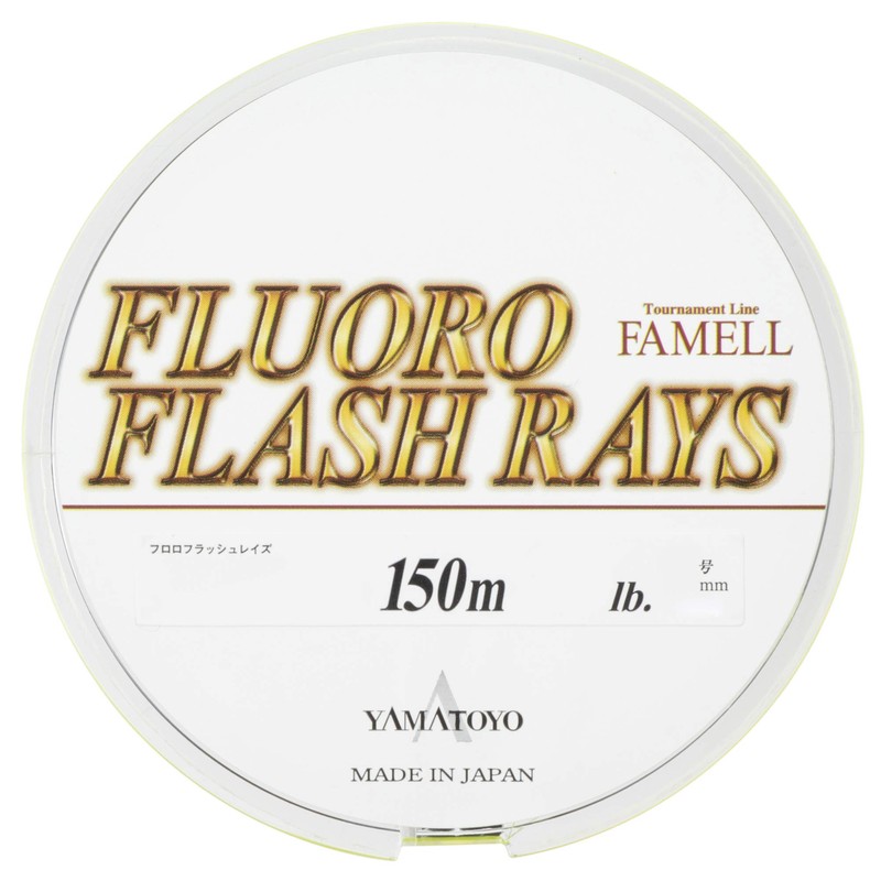 YAMATOYO Line Fluoro Flash Raise 150m Yellow No. 0.8