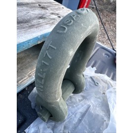 Unknown New Duece 5 Ton 6x6 Military Lifting Towing Anchor Shackle 17 TON 17T  1-3/8"
