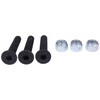 Chamixx 3X 1/2 x 3'' Chipper Knife Blade Bolts with