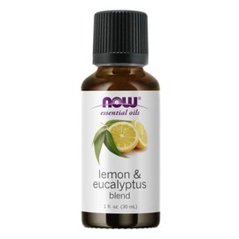 Lemon & Eucalyptus Essential Oil, 1.1 fl oz (30 ml), NOW Essential Oil (Aroma Oil)