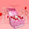 Valentine's Lollipops Red Heart Shaped Strawberry N' Cream Flavored, 120