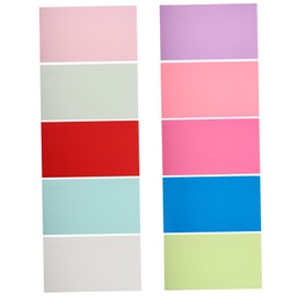 OHPHCALL 10pcs Frosted Solid Color Synthetic Leather Sheets for DIY Crafts Jewelry Making and Purses Durable Faux Leather Fabric for Creative Projects