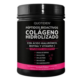 💎✨ Quotidien – Péptidos Bioactivos de Colágeno Hidrolizado con Ácido Hialurónico, Vitamina E, Biotina & Vitamina C – 50 Porciones 💧🌿