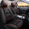 2-Piece Universal Front Car Seat Covers – Full-Cover Artificial Leather