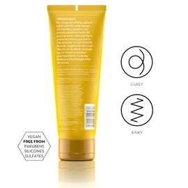 Vernon François® PURE~FRO® Shampoo, Natural Silicone & Sulfate Free Cleanser for Kinky, Coily Afro Hair, (8.45fl oz)