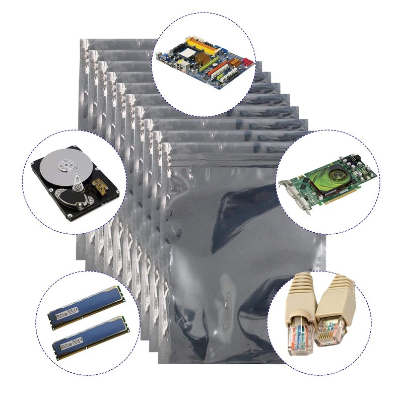 Antistatic Bags ESD Shielding Bag with Anti-Static Labels for Hard