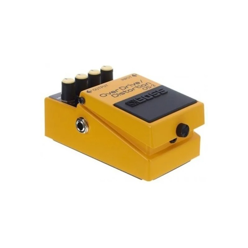 Pedal de efecto Boss OverDrive/Distortion OS-2 amarillo