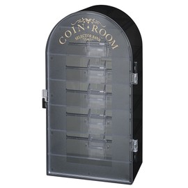 Toy Box, Piggy Bank, Gray, W 5.6 x D 2.4 x H 9.6 inches (141 x 62 x 243 mm), 1939A, Coin Room, Plastic, 17.99 and Up