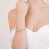 EVER FAITH Faux Pearl Wedding Jewelry for Bride Bridesmaid, Gorgeous