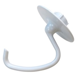 SUNJCO K45DH Coated Dough Hook Attachment Compatible for KitchenAid Mixer KSM150: KSM150PSAC, KSM150PSAQ, KSM150PSBK, 4.5/5.0 Quart Bowel, Replaces AP6023721, AH974265, White